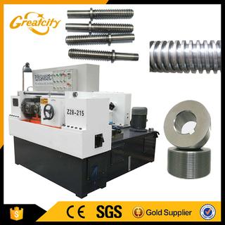 Z28-215 Model Process 8-100mm Threaded Rod Two Shaft Thread Rolling Machine Price