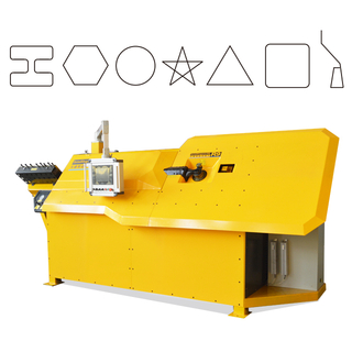 Factory R9 Model round bar stirrup bender rebar stirrup bending machine deformed bar stirrup making machine