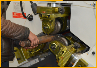 22-90mm Steel Pipe Three Rollers Thread Rolling Machine with CE Certificate