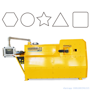  30 Years Factory R8 Model High Performance Stirrup Bending Machine 5-12mm Deformed Bar Stirrup Making Machine