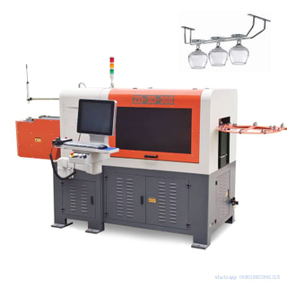 Factory Head-rotary Type ZD-3D-308 Model 3 Axis 3mm-8mm Cnc Wire Bending Machine 3d Automatic Wire Forming Machine