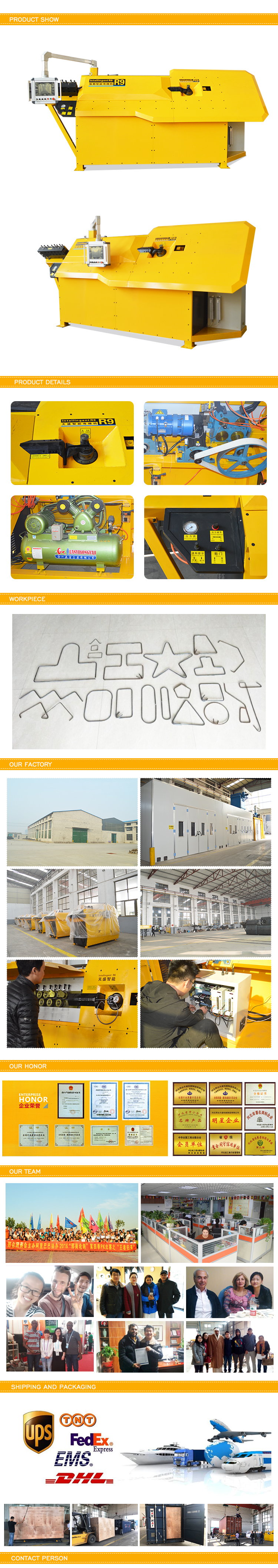 R9 stirrup bending machine - judutechnology