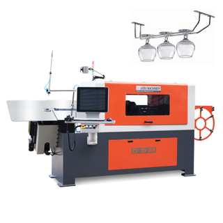 Factory Strong Function High Speed 7 Axis Automatic 3d Wire Bending Machine ZX-3D-308 Model Cnc Wire Forming Machine 