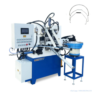 Most Import Customized PLC Or CNC Bucket Handle Forming Machine 2-5mm Iron Wire Bucket Handle Shaping Machine with CE Certificate 